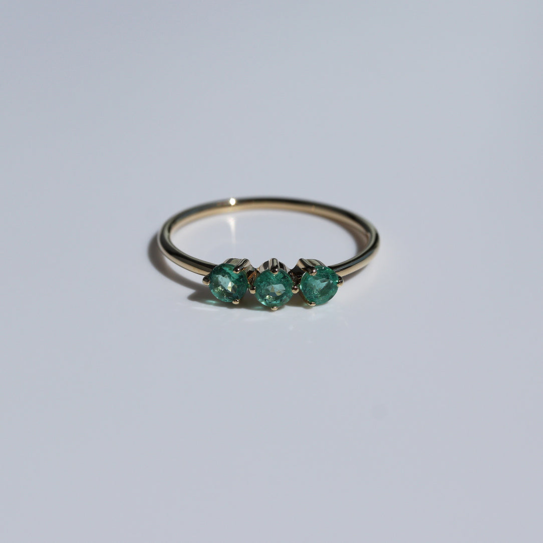 TRIPLE GEMS RING