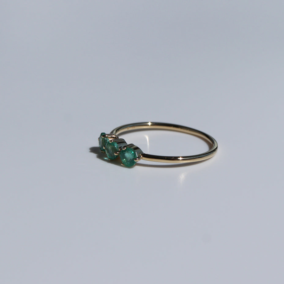 TRIPLE GEMS RING