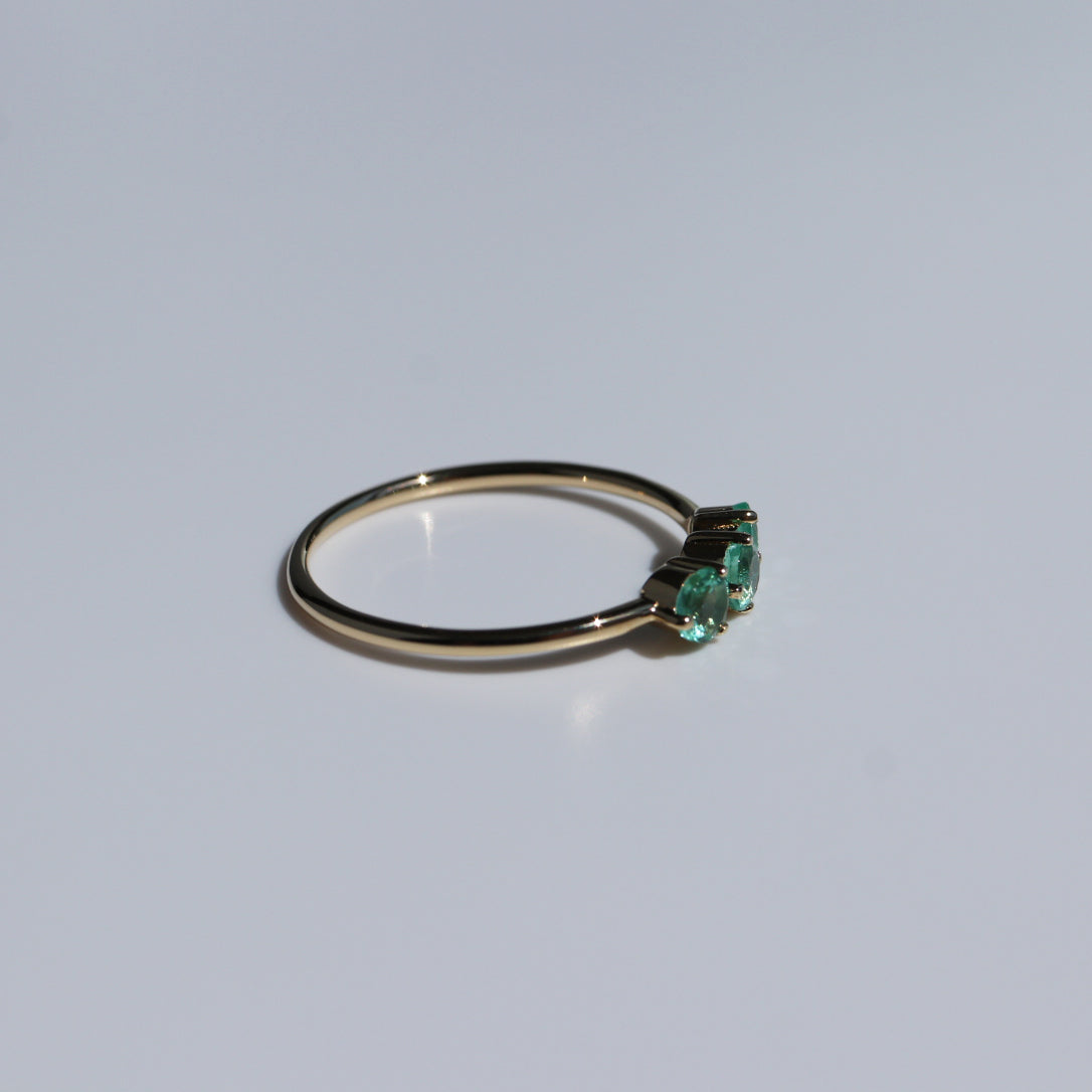 TRIPLE GEMS RING