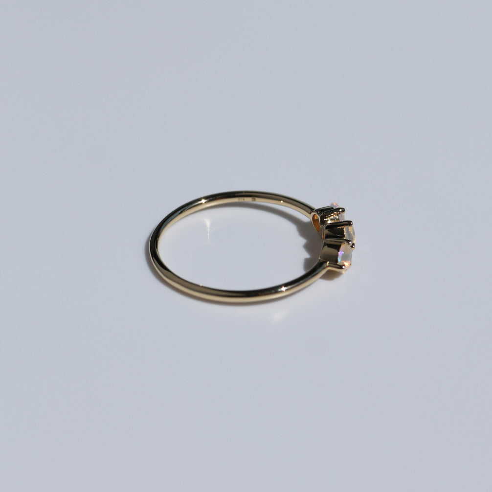 TRIPLE GEMS RING