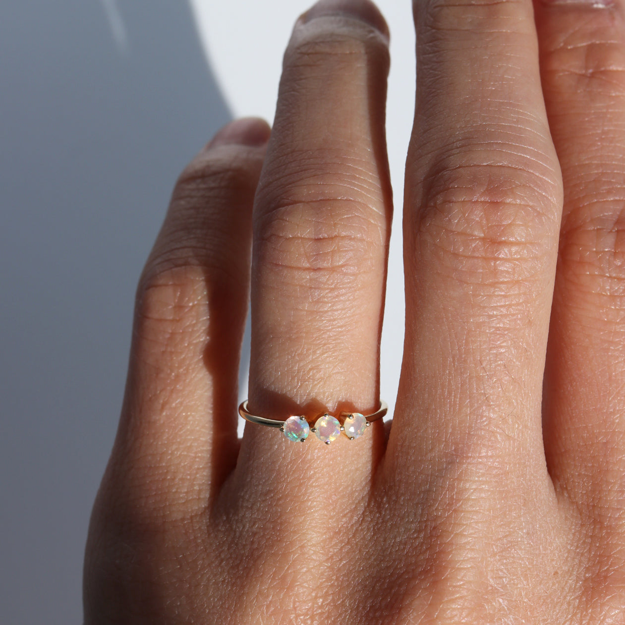 TRIPLE GEMS RING