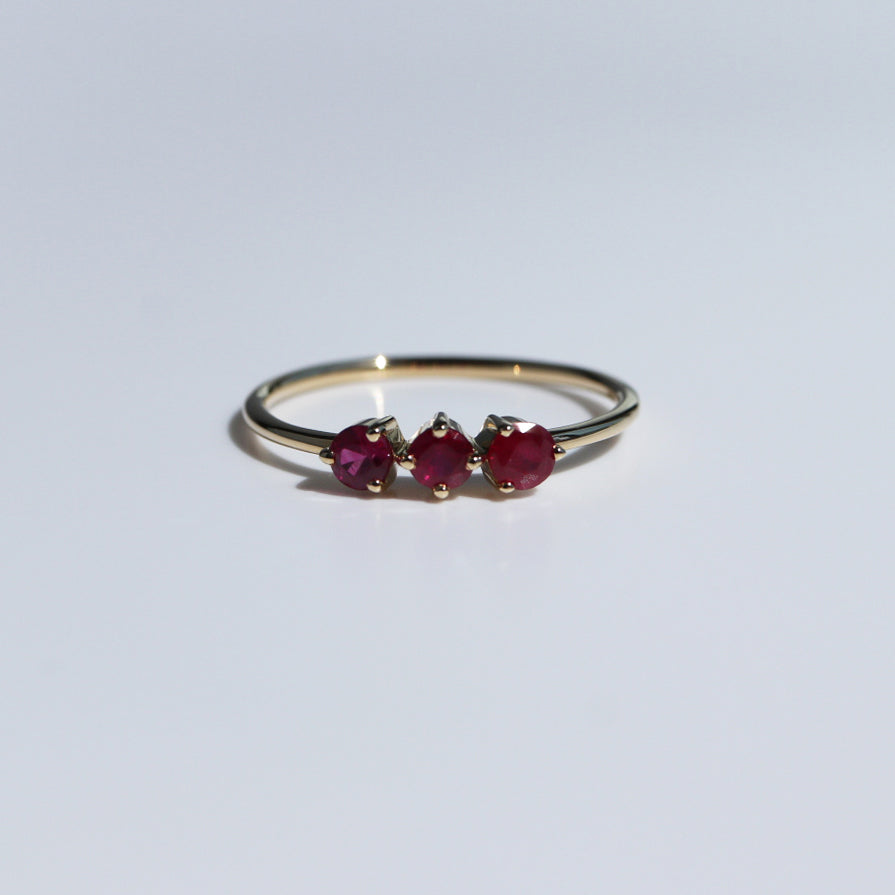 TRIPLE GEMS RING
