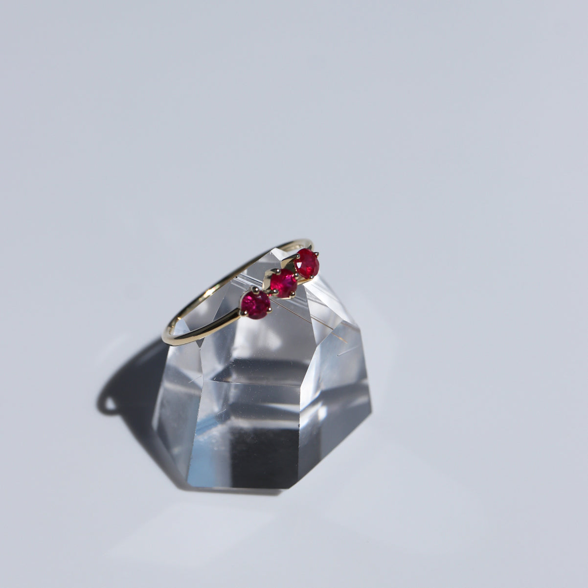 TRIPLE GEMS RING